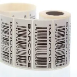 4x6 Shipping Chromo Self Adhesive Paper Sticker Barcode Label 100mm x 150mm, Pattern Roll