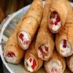 cream roll, Flavour chocolate