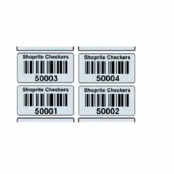 Logo Barcode Label, Pattern Printed