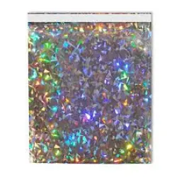 Holographic Aluminum Foils, Color Silver