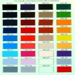 Embossed Flock Paper, Width 22 Inch