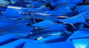 HDPE Drum Scrap, Material HDPE