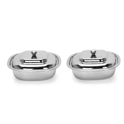 Square Stainless Steel Bowl