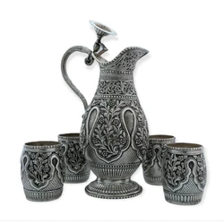 Silver Stainless Steel Jug