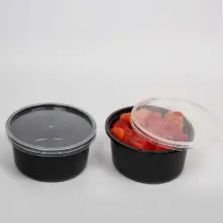 Plastic Food Container, Shape Round
