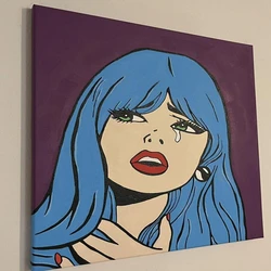 Pop Art Painitng — Canvas board material multicolor