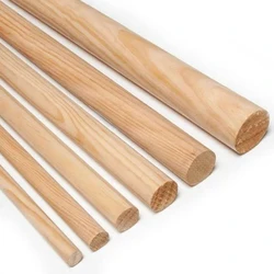 Wooden Round Rod