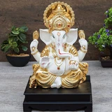 Plated Ganesha Statue