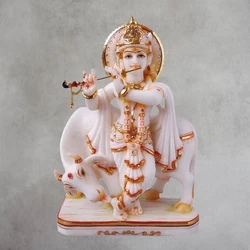 Marble Krishna Statue