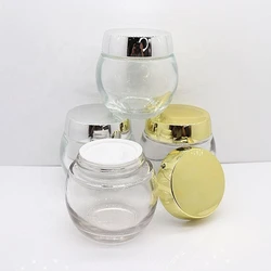 Glass Cosmetic Jars 