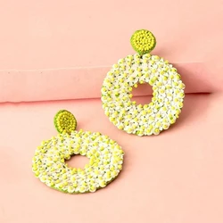Hand Embroidered Earrings