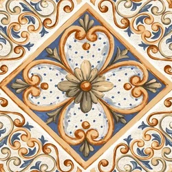 Multicolor Designer Floor Tiles