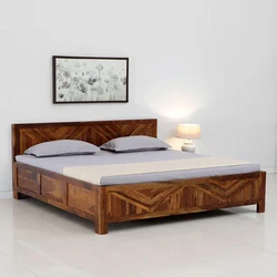 Wood Carved Bed