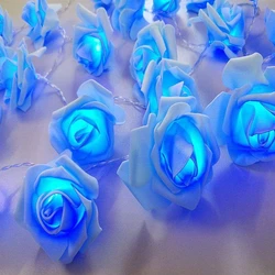 Flower Blue String Lights