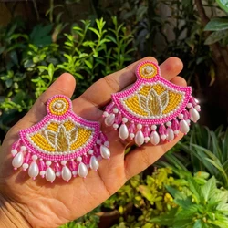 Embroidery Fashion Earring