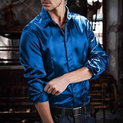 Men Satin Shirts