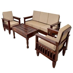 Wooden Upholstery Sofa Set