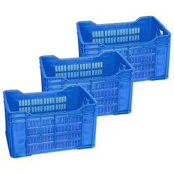 Blue Plastic Crates