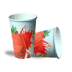 Disposable Printed Paper Glass