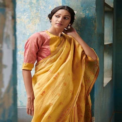 Linen Jamdani Saree