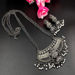 Party Wear Silver Necklace