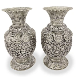 Silver Plated Vases
