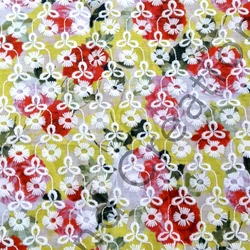 Eye-Catching Multicolor Schifflic Digital Print Fabrics
