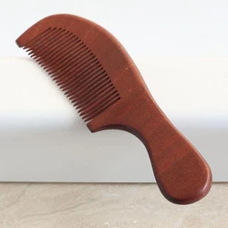Wooden Brown Hair Comb