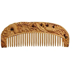 Antique Wooden Hair Comb