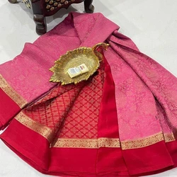 Kadiyal Brocade Saree — Soft textured, easy wash