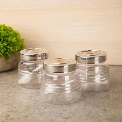 Plastic Transparent Jars