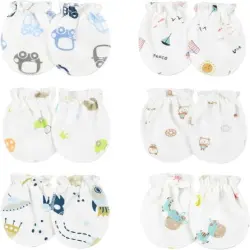 Baby Mittens Caps Gloves Booty Combo Set, Fabric Cotton, Color Blue, Age group 0-1yr