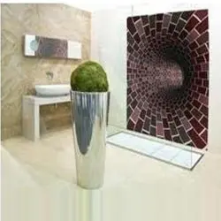 Mosaic Brown Lip Tile, 1-2 Inch, UsageApplication Home