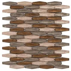 Glass Tiles, Color Brown