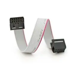 40 Wire Flat Ribbon Cable FRC, Color Black