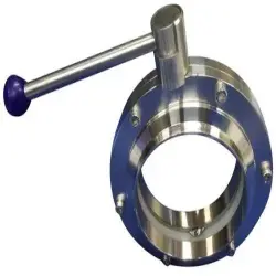 Ss Tc End Butterfly Valve, Material Stainless Steel