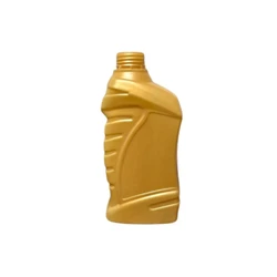 Gold Motor Oil Bottle