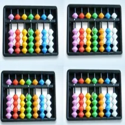 5 Row Abacus Kit, Shape Rectangular