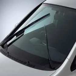 Gabroo Autombile MT-15 Windshield, Color Green with Shade Band