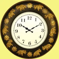 Antique Clock, Material Wood