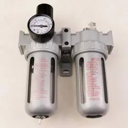 Airmax Pneumatic FRL Unit 3-Piece with Pressure Gauge 15mm, Model AFRL-S-04, Port Type na