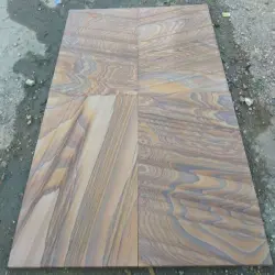 Polished, Honed Rainbow Stone, for Flooring, Material Sandstone