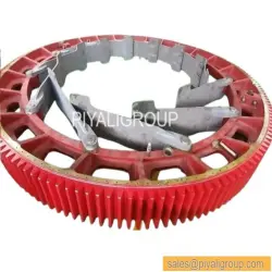 100 TPD Girth Gear Spring Plate Set Kiln, Dimension 6 inch D