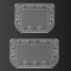 Biryani Tray, Type of plastic material PP, Perforrated