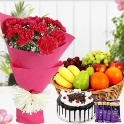 Decorative Flower Bouquet, Material Jute