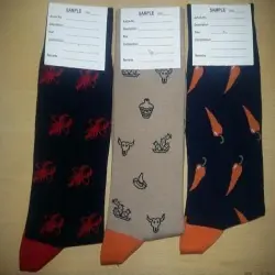 Black Socks, Color Red