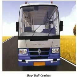 Non AC Semi Luxury Bus, Flooring Aluminium Chequered