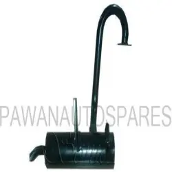 For Three Wheeler Model Ape BS2, Manufacturer Type Aftermarket 3 Wheeler CNG Compact Silencer, Material Mild Steel