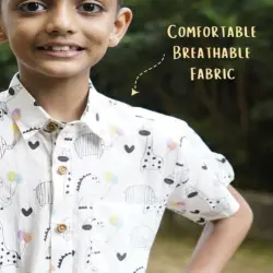 Kids Casual Cotton Shirt, Occasion Regular Wear