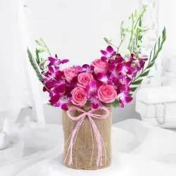 Artificial Flower Bouquet, Flower Type Hyacinths